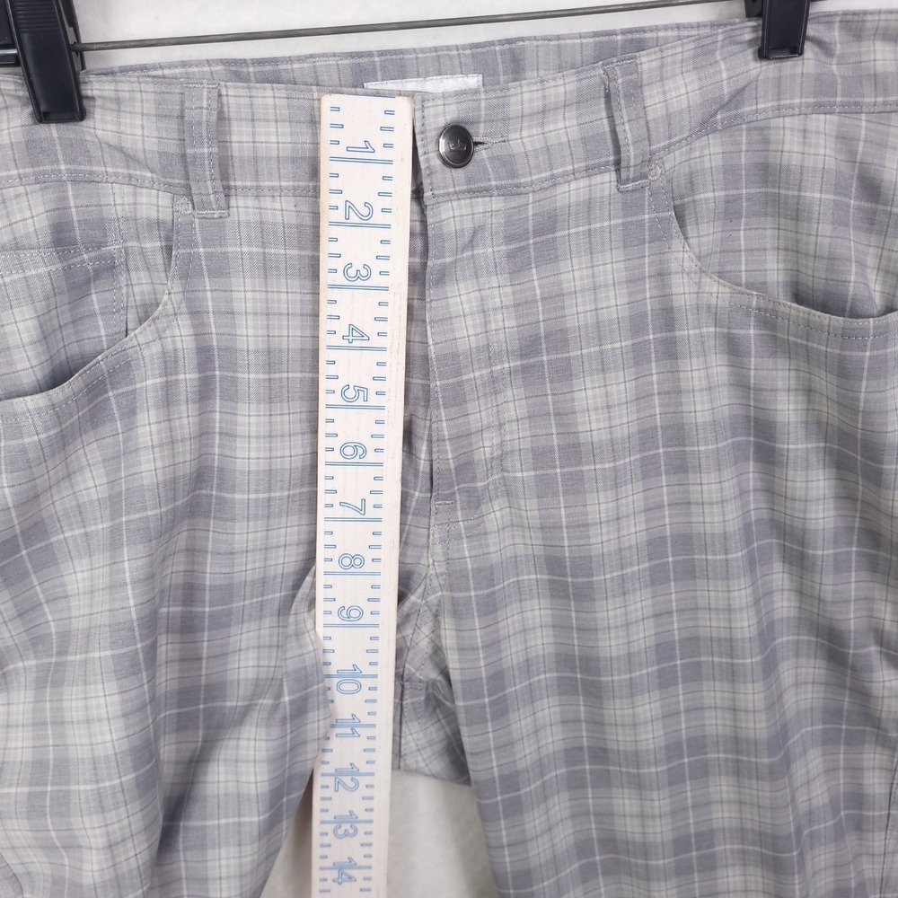 Peter Millar EB66 Pants Mens 35x32 Gray Plaid Golf Performance 5 Pocket Stretch - Picture 4 of 14